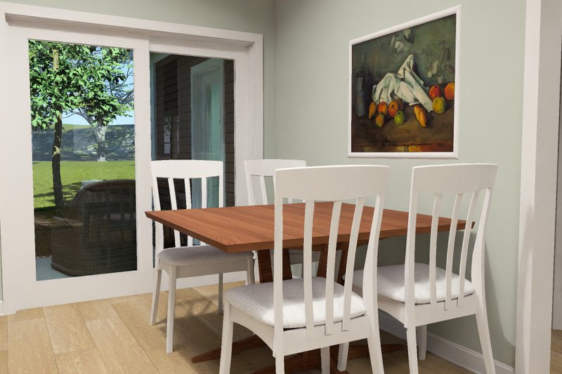 Architectural House Design - Interior - Dining Room for Cottage House Plan #513-2456 - 2 bed, 2 bath