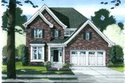 Colonial Style House Plan - 3 Beds 2.5 Baths 2403 Sq/Ft Plan #46-499 