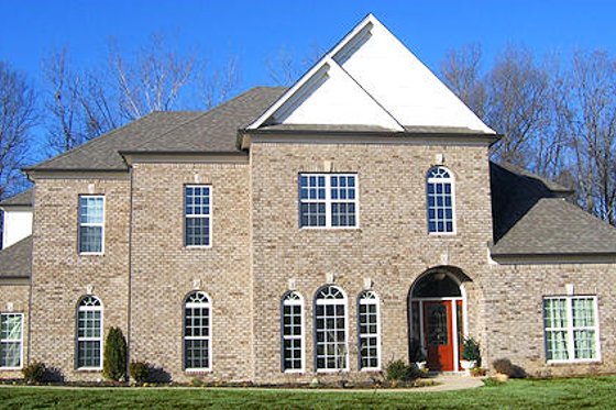 Exterior - Front Elevation for European House Plan #81-13805 - 6 bed, 4.5 bath