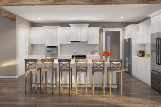 Interior - Kitchen 3 for Farmhouse House Plan #923-371 - 4 bed, 2.5 bath