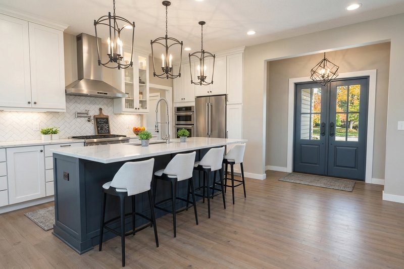 House Design - Interior - Kitchen for Farmhouse House Plan #51-1534 - 3 bed, 2.5 bath