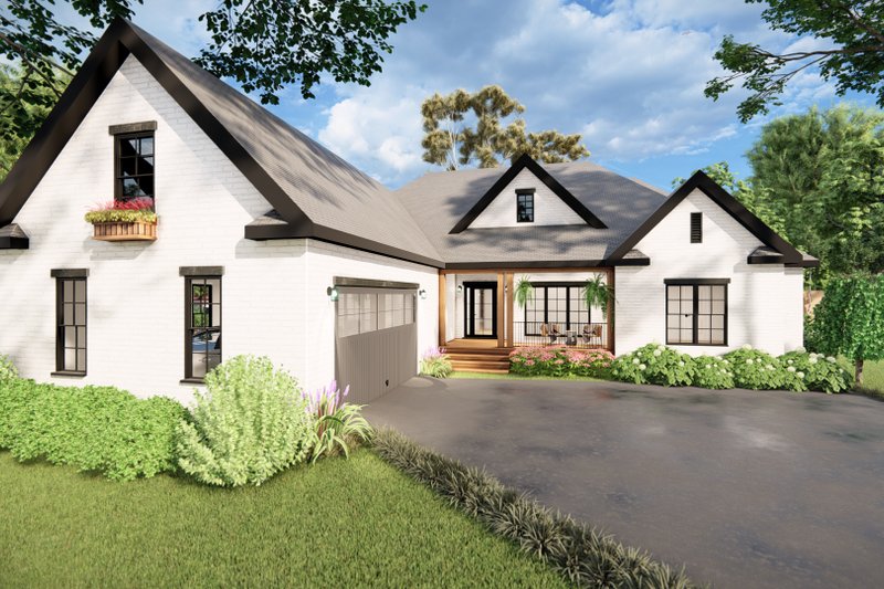 Dream House Plan - Craftsman Exterior - Front Elevation Plan #1094-2