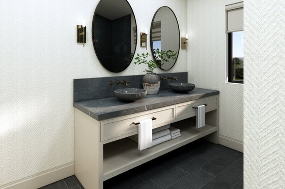 Interior - Master Bathroom 1 for Farmhouse House Plan #1114-110 - 4 bed, 2.5 bath
