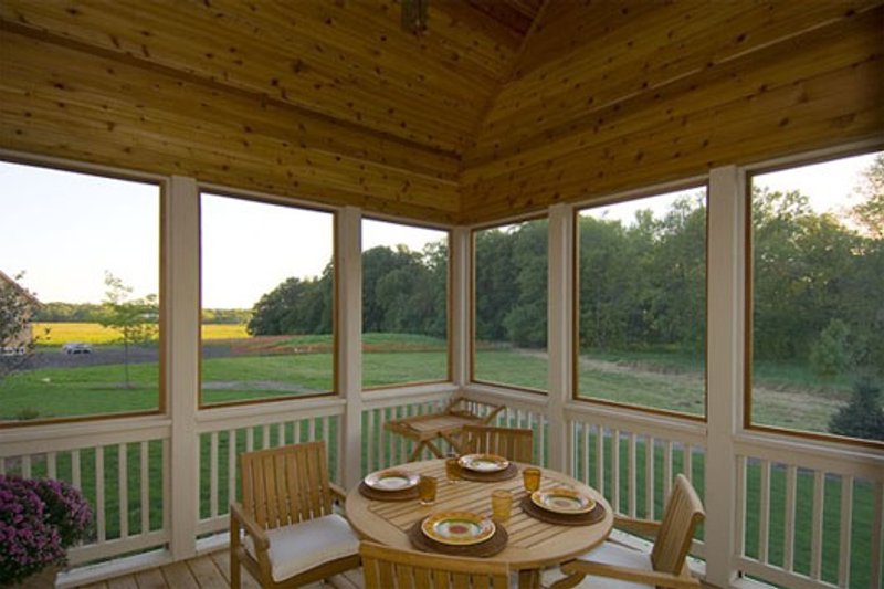 Architectural House Design - Exterior - Covered Porch for Craftsman House Plan #56-597 - 4 bed, 3.5 bath