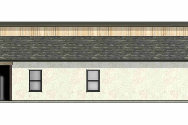House Blueprint - Exterior - Other Elevation for Modern House Plan #1096-189 - 3 bed, 2 bath