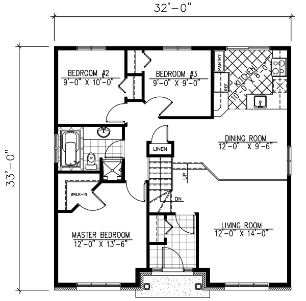 Traditional Floor Plan - Main Floor Plan #138-200
