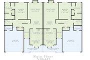 Southern Style House Plan - 3 Beds 2.5 Baths 3794 Sq/Ft Plan #17-2030 Floor 