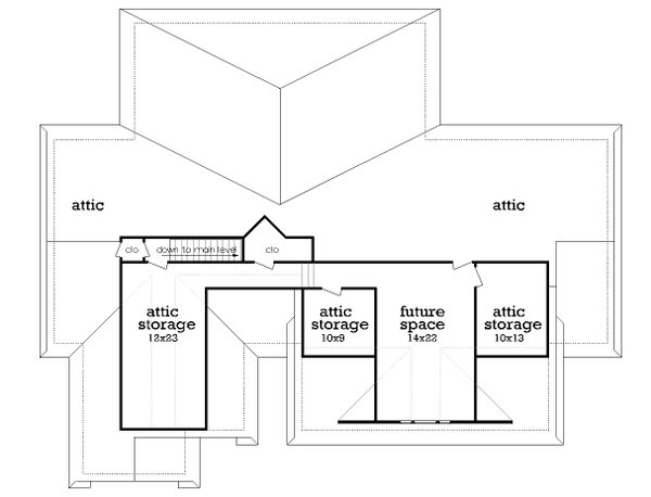 Craftsman Floor Plan - Other Floor Plan #45-587