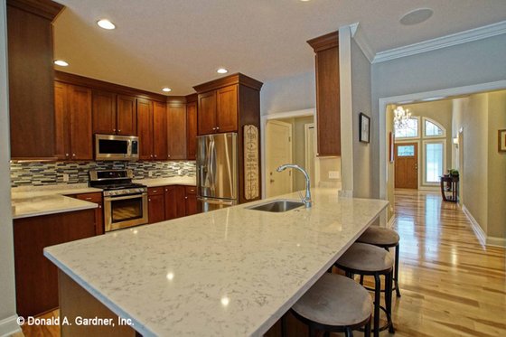 Interior - Kitchen for European House Plan #929-830 - 3 bed, 2.5 bath