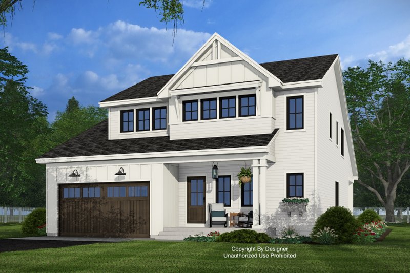 Home Plan - Exterior - Front Elevation 4 for Farmhouse House Plan #51-1554 - 4 bed, 4.5 bath