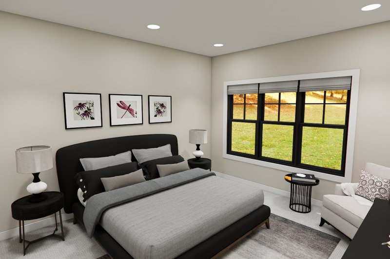 House Design - Interior - Master Bedroom 1 for Farmhouse House Plan #51-1377 - 3 bed, 2.5 bath