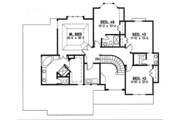 Traditional Style House Plan - 4 Beds 3.5 Baths 2582 Sq/Ft Plan #67-808 