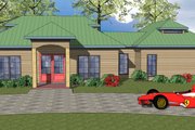 Southern Style House Plan - 2 Beds 2.5 Baths 1515 Sq/Ft Plan #8-317 Exterior 