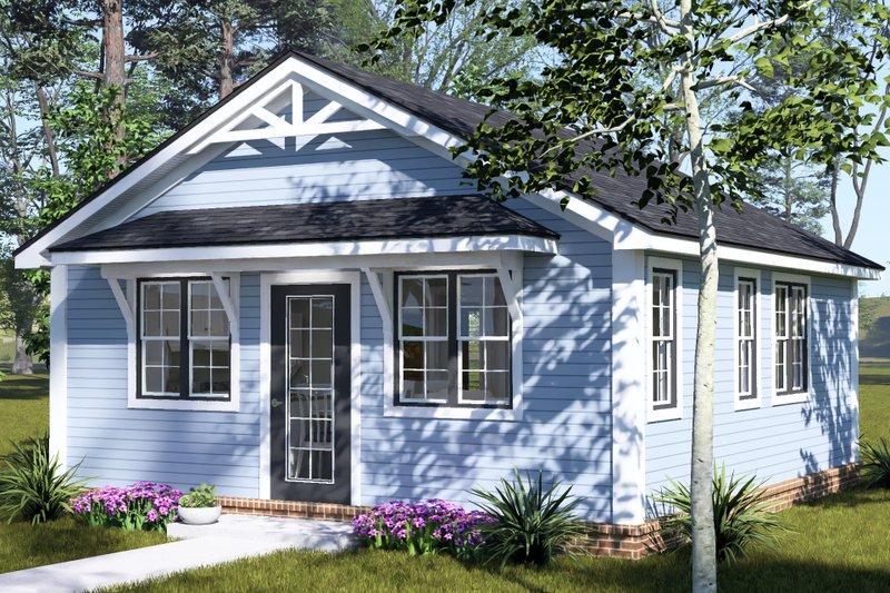 Home Plan - Exterior - Other Elevation 1 for Cottage House Plan #513-2493 - 1 bed, 1 bath