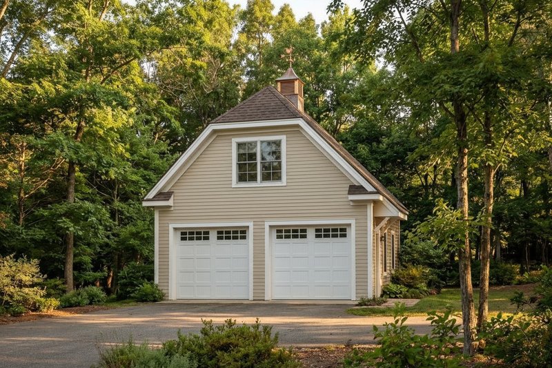 Exterior - Front Elevation 2 for Farmhouse House Plan #22-427, 0 bath