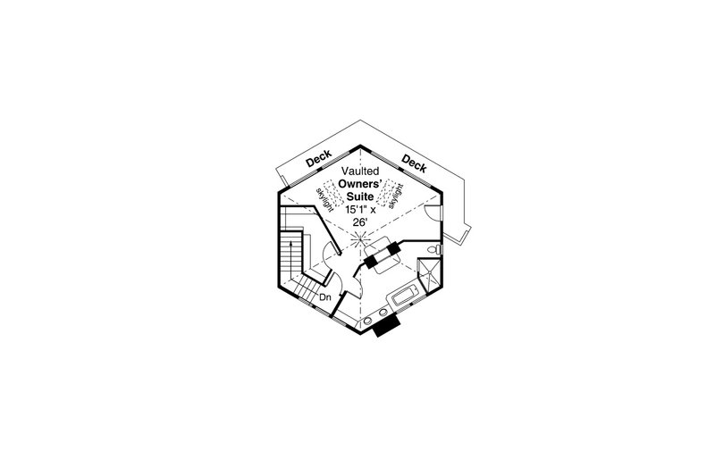 Home Plan - Floor Plan - Upper Floor for Craftsman House Plan #124-1206 - 3 bed, 4 bath
