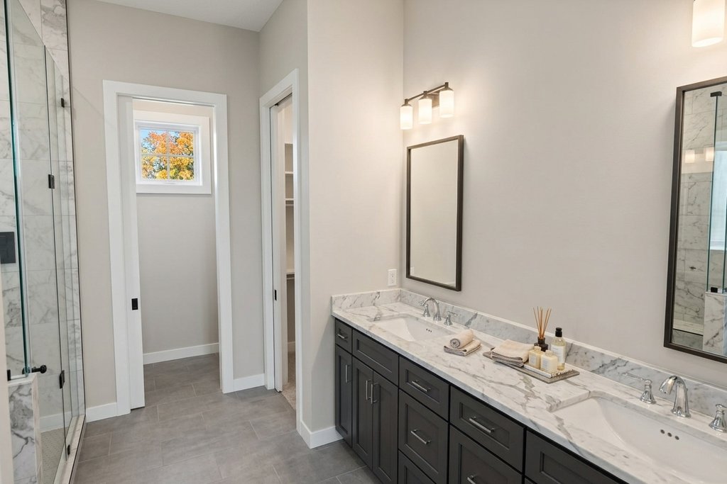 Interior - Master Bathroom 2 for Farmhouse House Plan #51-1549 - 4 bed, 3.5 bath