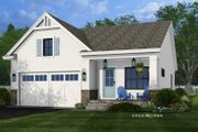 Farmhouse Style House Plan - 3 Beds 2 Baths 1319 Sq/Ft Plan #51-1332 