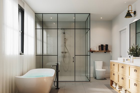 Interior - Master Bathroom for Farmhouse House Plan #23-2752 - 4 bed, 3 bath