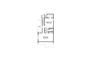 Floor Plan - Upper Floor for European House Plan #424-30 - 4 bed, 3.5 bath