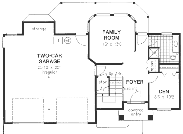 Dream House Plan - European Floor Plan - Lower Floor Plan #18-9214