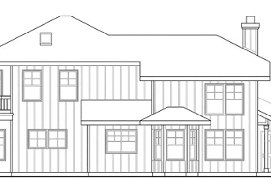 Exterior - Other Elevation 1 for Craftsman House Plan #124-459 - 3 bed, 3 bath
