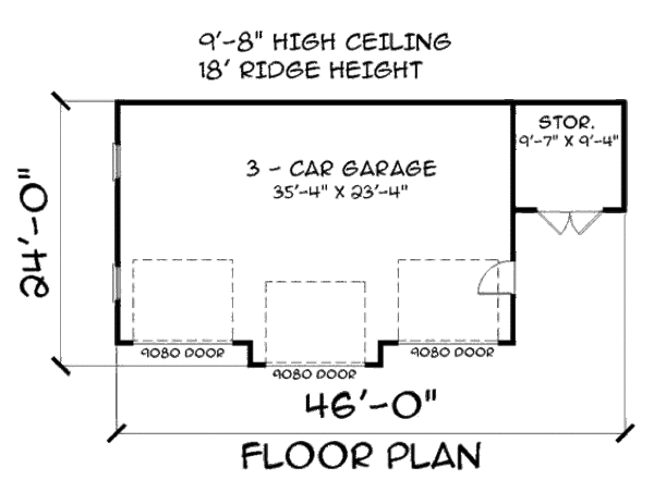Traditional Floor Plan - Main Floor Plan #75-209