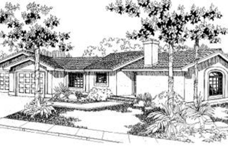 House Plan Design - Traditional Exterior - Front Elevation Plan #60-314