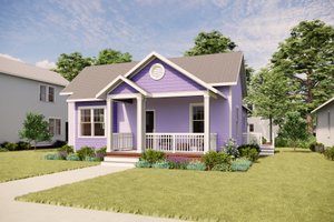 Dream House Plan - Exterior - Front Elevation for Craftsman House Plan #936-18 - 3 bed, 2 bath
