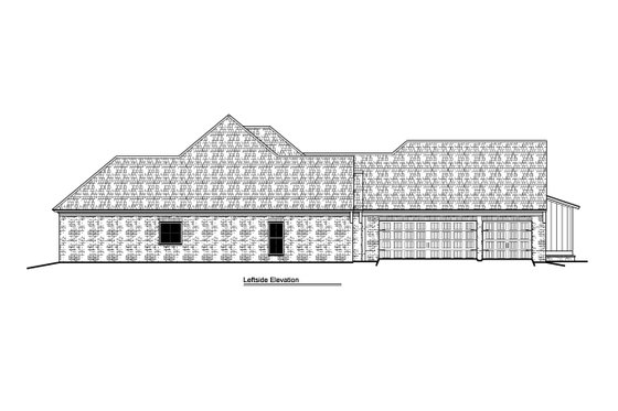 Exterior - Other Elevation for Farmhouse House Plan #1081-26 - 4 bed, 3 bath