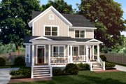 Southern Style House Plan - 3 Beds 2 Baths 2558 Sq/Ft Plan #79-242 Exterior 