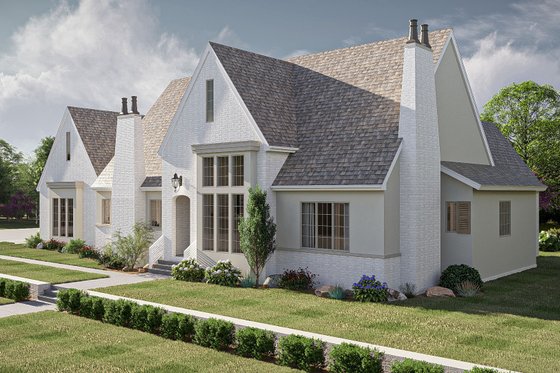 Exterior - Other Elevation 1 for Cottage House Plan #455-598 - 4 bed, 3.5 bath