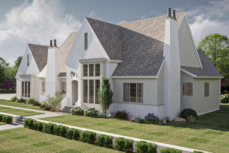 Architectural House Design - Exterior - Other Elevation 1 for Cottage House Plan #455-598 - 4 bed, 3.5 bath