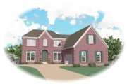 European Style House Plan - 3 Beds 3.5 Baths 2998 Sq/Ft Plan #81-976 