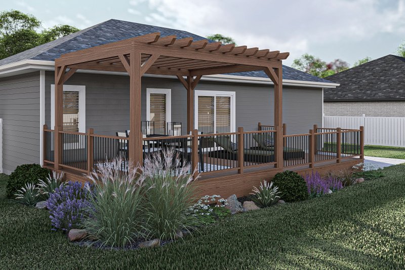 Home Plan - Exterior - Other Elevation for Traditional House Plan #455-480, 0 bath