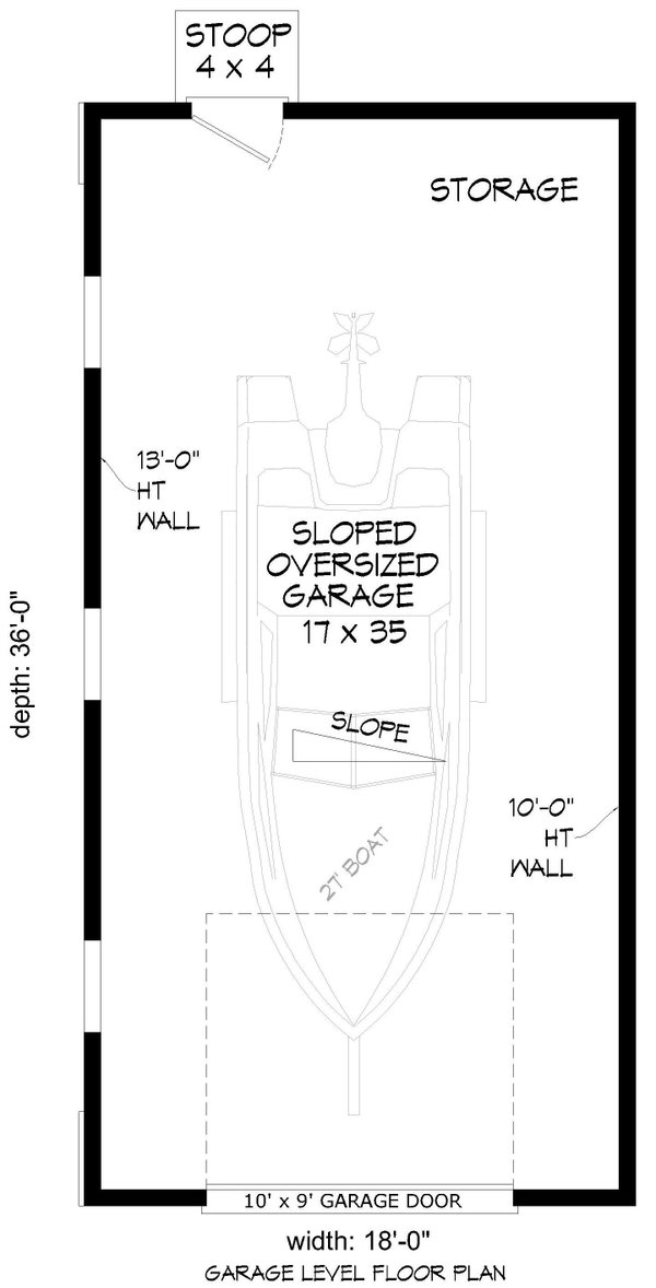 House Blueprint - Craftsman Floor Plan - Main Floor Plan #932-1307