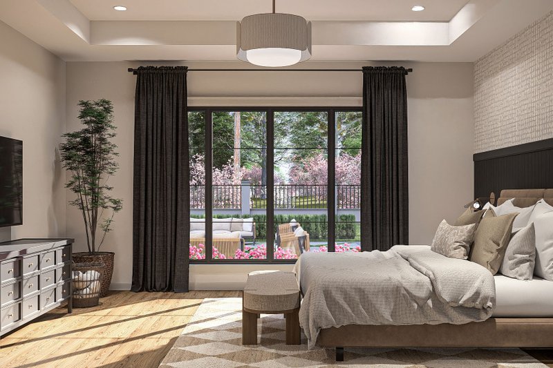 Architectural House Design - Interior - Master Bedroom for Cottage House Plan #455-675 - 4 bed, 3.5 bath