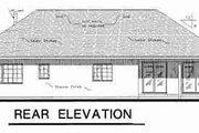 European Style House Plan - 3 Beds 2 Baths 1488 Sq/Ft Plan #18-8957 
