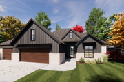 Country Style House Plan - 3 Beds 2.5 Baths 1841 Sq/Ft Plan #1098-13 