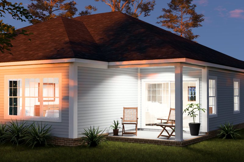 Architectural House Design - Exterior - Other Elevation 5 for Cottage House Plan #513-2461 - 3 bed, 2 bath