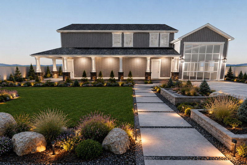 Dream House Plan - Exterior - Rear Elevation for Barndominium House Plan #1060-497 - 3 bed, 2.5 bath