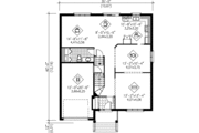 Traditional Style House Plan - 3 Beds 1.5 Baths 2288 Sq/Ft Plan #25-2043 