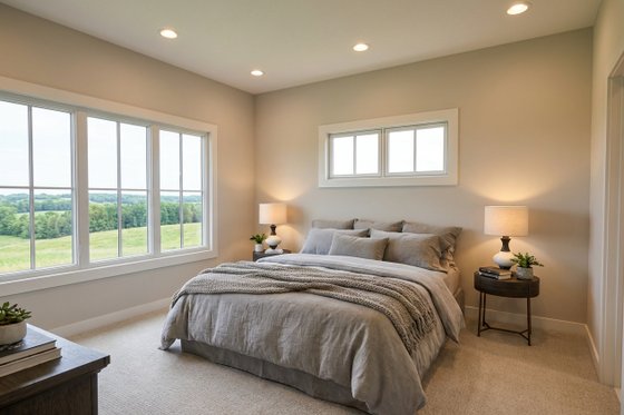 Interior - Master Bedroom 1 for Farmhouse House Plan #51-1519 - 3 bed, 2.5 bath