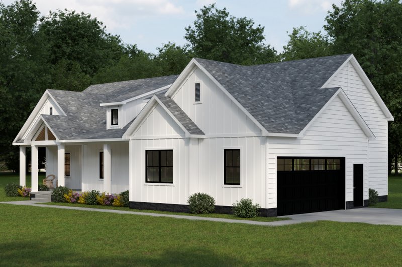 Dream House Plan - Exterior - Front Elevation 4 for Country House Plan #1089-34 - 3 bed, 2 bath