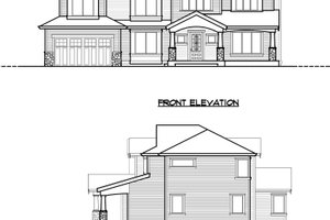 Exterior - Other Elevation 2 for Traditional House Plan #1066-68 - 4 bed, 3 bath