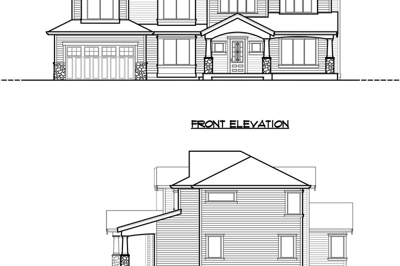 Dream House Plan - Exterior - Other Elevation 2 for Traditional House Plan #1066-68 - 4 bed, 3 bath