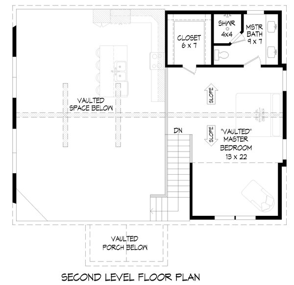 Country Floor Plan - Upper Floor Plan #932-695