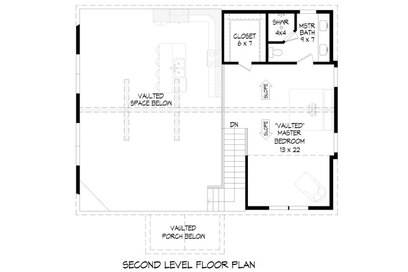 House Plan Design - Floor Plan - Upper Floor for Country House Plan #932-695 - 3 bed, 2 bath