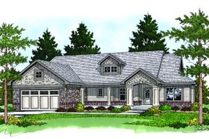 Traditional Exterior - Front Elevation Plan #70-246