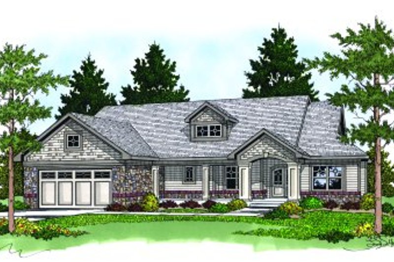 Traditional Style House Plan - 3 Beds 2 Baths 1929 Sq/Ft Plan #70-246